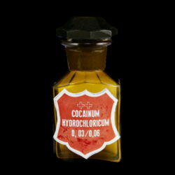 Kép 2/3 - Cocainum Hydrochloricum patikaüveg dugóval
