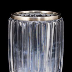 Picture 2/2 -Glass vase with silver edge