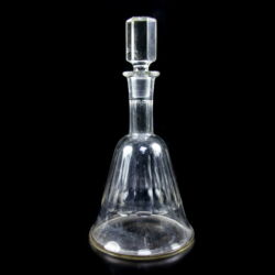 Kép 3/4 - Hámozott üveg kiöntő szett vizeskancsó borospalack likőröspalack
