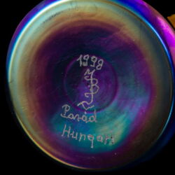 Picture 4/5 -Jónás Bálint irizáló üveg váza (1998)