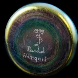 Picture 5/5 -Jónás Bálint irizáló üveg váza (1999)