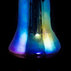 Picture 2/3 -Jónás Bálint iridescent glass vase (1999)