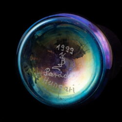 Picture 3/3 -Jónás Bálint iridescent glass vase (1999)