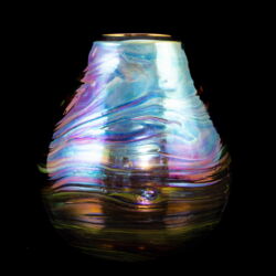 Picture 3/5 -Jónás Bálint iridescent round vase (1990)