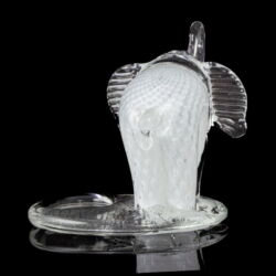Picture 4/4 -Jónás Bálint: glass elephant figurine candle holder