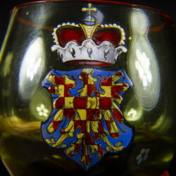 Picture 2/2 -Green glass with the coat of arms of Moravia