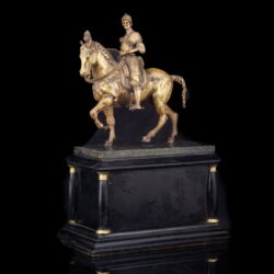 Kép 2/5 - Bartolomeo Colleoni: Bronz lovas szobor