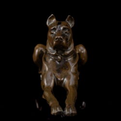 Picture 5/5 -Presumably from the workshop of János Istók: Bronze Great Dane figure