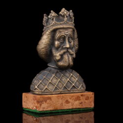 Kép 1/4 - Bozó Gyula (1913-2004) : Szent László bronz büszt