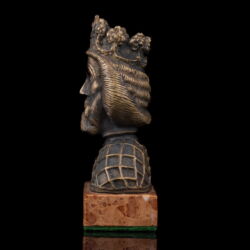 Kép 4/4 - Bozó Gyula (1913-2004) : Szent László bronz büszt