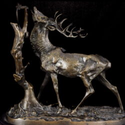 Picture 3/5 -Unknown European sculptor after Pierre Jueies Mene (1810-79): Bronze deer