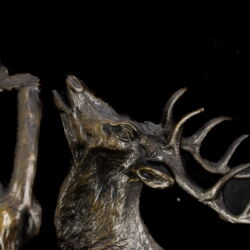 Picture 4/5 -Unknown European sculptor after Pierre Jueies Mene (1810-79): Bronze deer