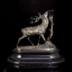 Picture 2/5 -Unknown European sculptor after Pierre Jueies Mene (1810-79): Bronze deer