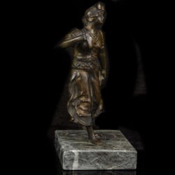 Picture 3/5 -Barefoot female figure bronze sculpture