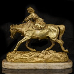 Picture 3/9 -Szentpétervári Evgeny Ivanovich Naps után orosz szobrász: Fiú lóháton