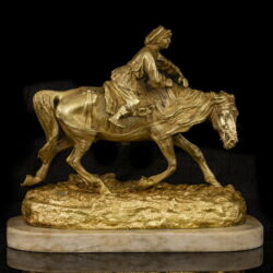 Picture 9/9 -Szentpétervári Evgeny Ivanovich Naps után orosz szobrász: Fiú lóháton