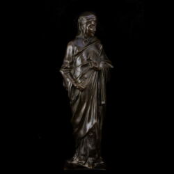 Picture 1/6 -Egész alakos Dante bronz kisplasztika