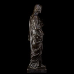 Picture 5/6 -Egész alakos Dante bronz kisplasztika