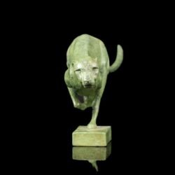 Picture 3/4 -Contemporary bronze panther statue