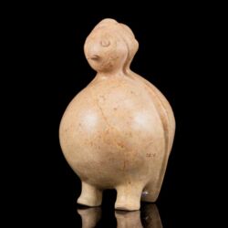 Picture 3/5 -Contemporary marble sculpture (fantasy plus-size animal figure: bird/sea turtle)