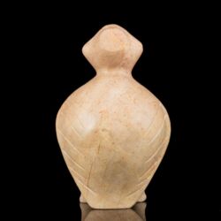 Picture 5/5 -Contemporary marble sculpture (fantasy plus-size animal figure: bird/sea turtle)