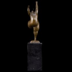 Picture 2/4 -Contemporary bronze statue marked with A.Gory: plus-size dancer