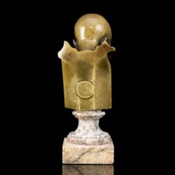 Picture 4/7 -Donatello Florenz 1486 marking: Bronze monk bust