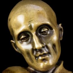 Picture 5/7 -Donatello Florenz 1486 marking: Bronze monk bust