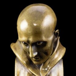 Picture 6/7 -Donatello Florenz 1486 marking: Bronze monk bust