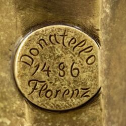 Picture 7/7 -Donatello Florenz 1486 marking: Bronze monk bust