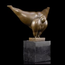 Picture 1/5 -Milo marked: Contemporary bronze female gymnast sculpture