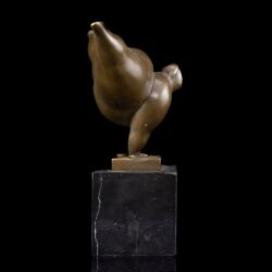Picture 2/5 -Milo marked: Contemporary bronze female gymnast sculpture
