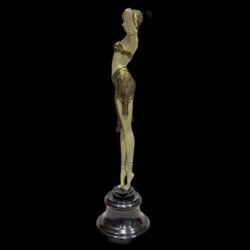 Picture 4/5 -Chiparus style: Contemporary Art deco dancer bronze sculpture