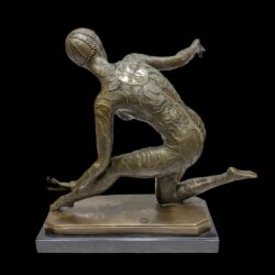 Picture 5/5 -Chiparus után Art deco táncosnő bronz szobor