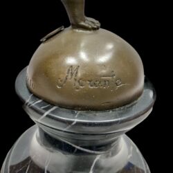 Picture 3/5 -Kortárs bronz art deco táncoső karikával