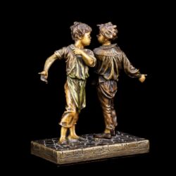 Picture 1/7 -Bergmann bécsi bronz figurális asztali (cselédhívó) csengő