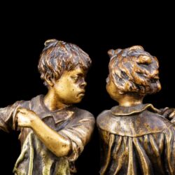 Picture 5/7 -Bergmann bécsi bronz figurális asztali (cselédhívó) csengő