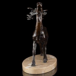 Kép 3/6 - Bronz szarvas figura
