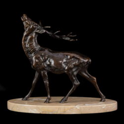 Kép 4/6 - Bronz szarvas figura