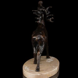 Kép 5/6 - Bronz szarvas figura