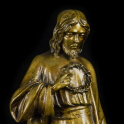 Kép 2/4 - Betlen Gyula (1879-1963) Krisztus bronz szobra