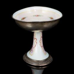 Picture 4/4 -Bécsi lüszterzománcos talpas ékszertartó tálka.