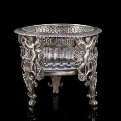 Picture 2/4 -Francia antik ezüst fűszertartó pár 