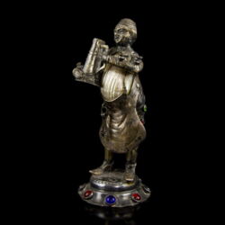 Kép 2/4 - Ezüst mesterember figura