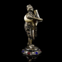 Kép 3/4 - Ezüst mesterember figura