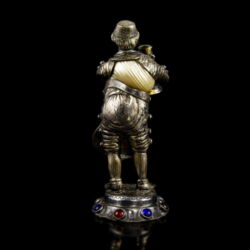 Kép 4/4 - Ezüst mesterember figura