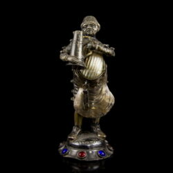 Kép 1/4 - Ezüst mesterember figura