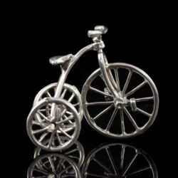 Picture 1/2 -Mini silver tricycle