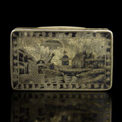 Kép 3/3 - Moszkvai niellós ezüst szelence 1833