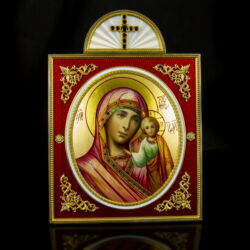 Kép 2/6 - Mária karján a kisded Jézussal orosz asztali ikon